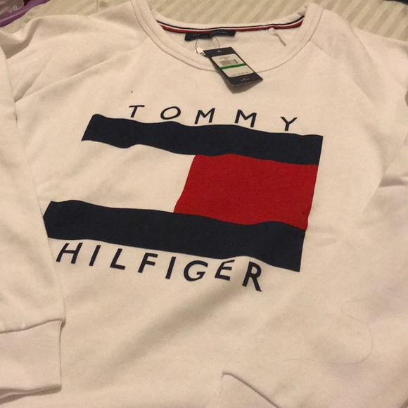 TH Tommy Hilfiger colorblock sweatshirt sweater - Picture 5 of 7